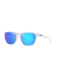 Lunettes de soleil OAKLEY Manorburn - verres Prizm Sapphire, monture Polished Clear