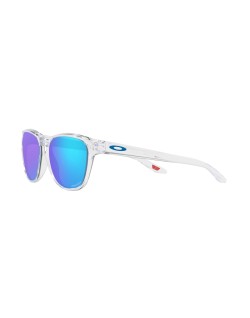 Lunettes de soleil OAKLEY Manorburn - verres Prizm Sapphire, monture Polished Clear