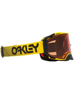 Masque OAKLEY Airbrake MX - Moto Yellow B1B écran Prizm MX Bronze