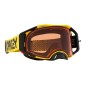 Masque OAKLEY Airbrake MX - Moto Yellow B1B écran Prizm MX Bronze