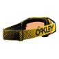 Masque OAKLEY Airbrake MX - Moto Yellow B1B écran Prizm MX Bronze