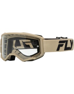 Masque FLY RACING Focus khaki/noir - écran clair