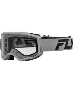 Masque FLY RACING Focus argent/anthracite- écran clair