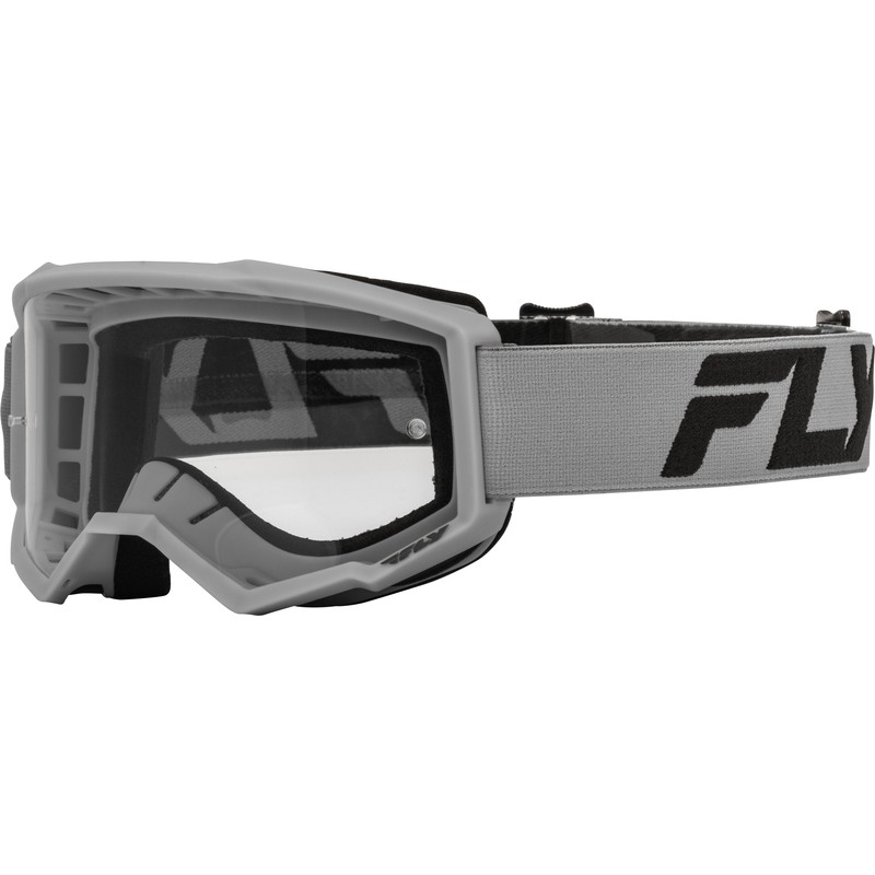 Masque FLY RACING Focus argent/anthracite- écran clair Masque FLY RACING Focus argent/anthracite- écran clair