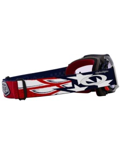 Masque OAKLEY Airbrake MX TLD Red White Blue Wings - Écran Prizm MX Low Light