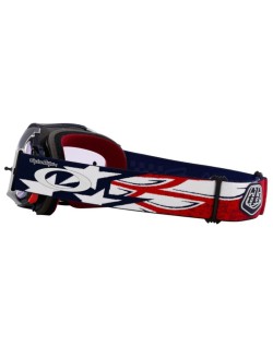 Masque OAKLEY Airbrake MX TLD Red White Blue Wings - Écran Prizm MX Low Light