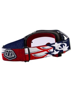Masque OAKLEY Airbrake MX TLD Red White Blue Wings - Écran Prizm MX Low Light