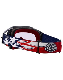 Masque OAKLEY Airbrake MX TLD Red White Blue Wings - Écran Prizm MX Low Light