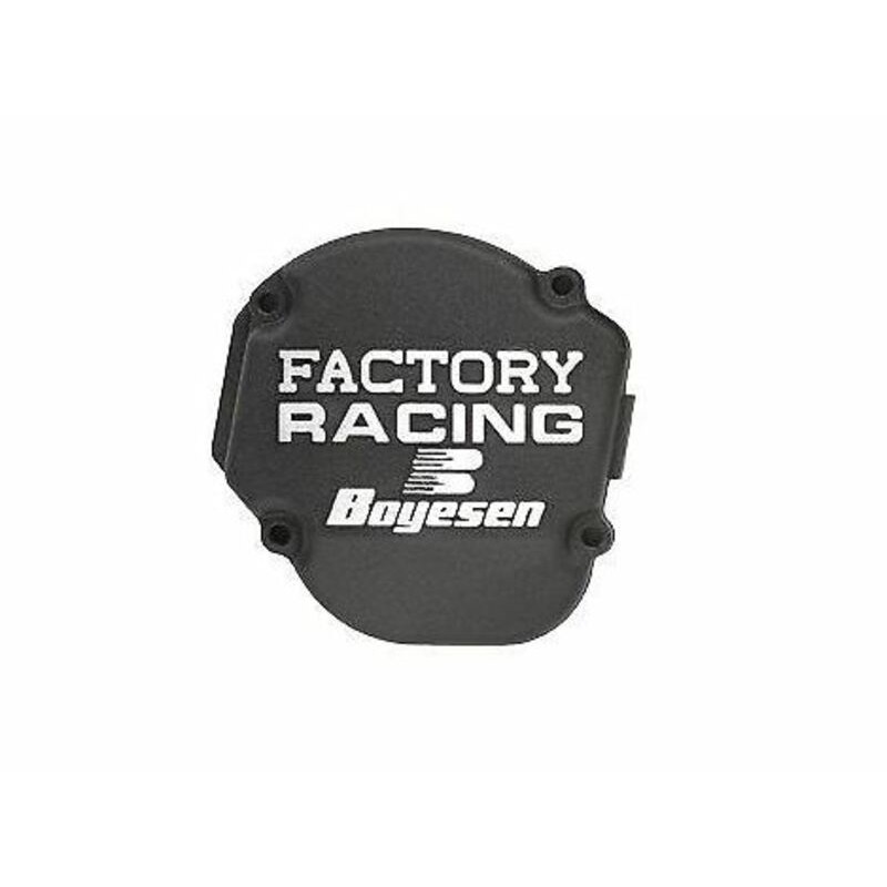 Couvercle d'allumage BOYESEN Factory Racing noir Yamaha YZ125 Couvercle d'allumage BOYESEN Factory Racing noir Yamaha YZ125