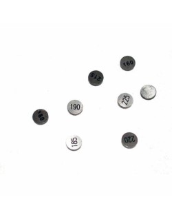 Pastilles de soupape TOURMAX Ø25X2,7mm - jeu de 2