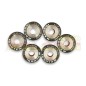 Jeu de galets MALOSSI 20x12mm 10,5gr - 6 pièces Jeu de galets MALOSSI 20x12mm 10,5gr - 6 pièces