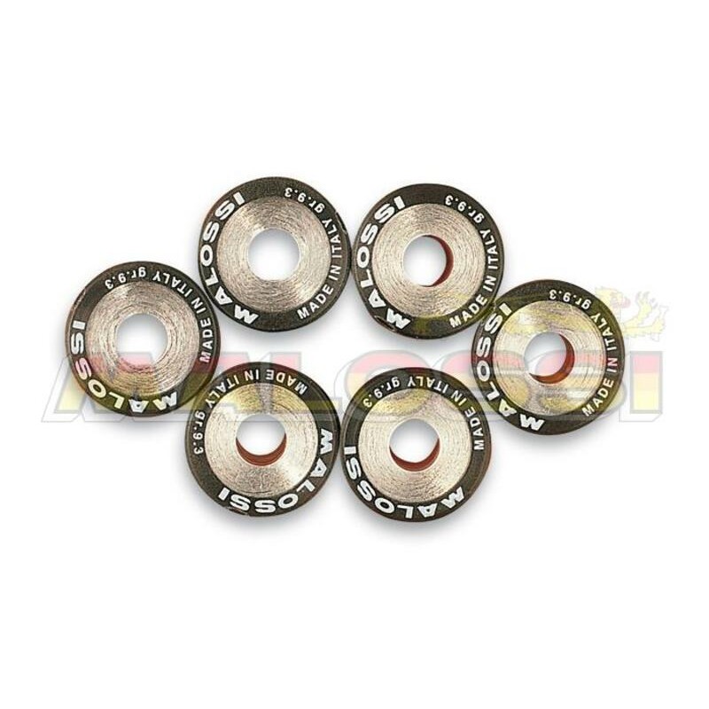 Jeu de galets MALOSSI 20x17mm 12,5gr - 6 pièces Jeu de galets MALOSSI 20x17mm 12,5gr - 6 pièces