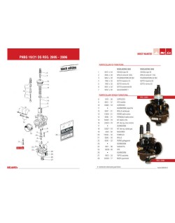 Carburateur DELL ORTO PHBG DS Black Edition Racing Ø21mm