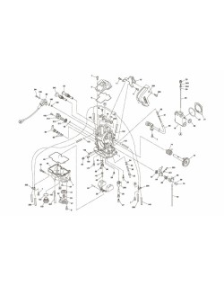 Carburateur à glissière plate KEIHIN FCR-MX37