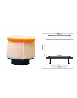 Filtre à air cylindrique TWIN AIR Ø63mm - 158722