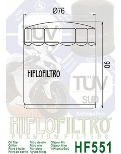 Filtre à huile HIFLOFILTRO - HF540