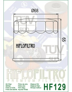 Filtre à huile HIFLOFILTRO - HF129