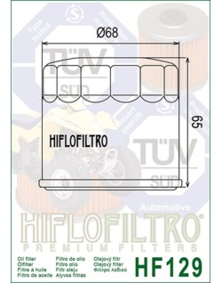 Filtre à huile HIFLOFILTRO - HF129