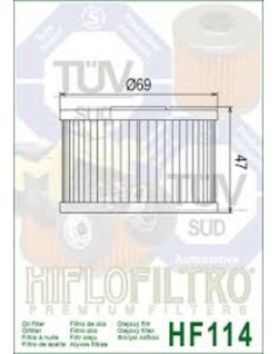 Filtre à huile HIFLOFILTRO - HF114 Honda
