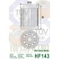 Filtre à huile HIFLOFILTRO - HF143 Filtre à huile HIFLOFILTRO - HF143