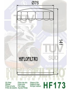 Filtre à huile HIFLOFILTRO Chrome - HF173C