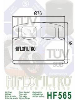 Filtre à huile HIFLOFILTRO - HF565