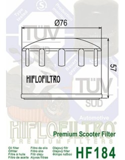 Filtre à huile HIFLOFILTRO - HF184