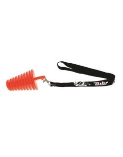 Bouchon de pot d'échappement 2 temps BIHR orange Ø14 à 37mm