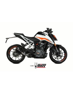Silencieux MIVV MK3 Slip-On acier inoxydable noir - KTM 125 / 390 Duke