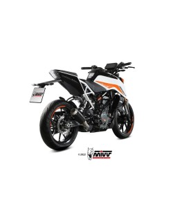 Silencieux MIVV MK3 Slip-On acier inoxydable noir - KTM 125 / 390 Duke