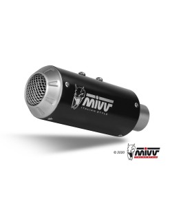 Silencieux MIVV MK3 Slip-On acier inoxydable noir - KTM 125 / 390 Duke