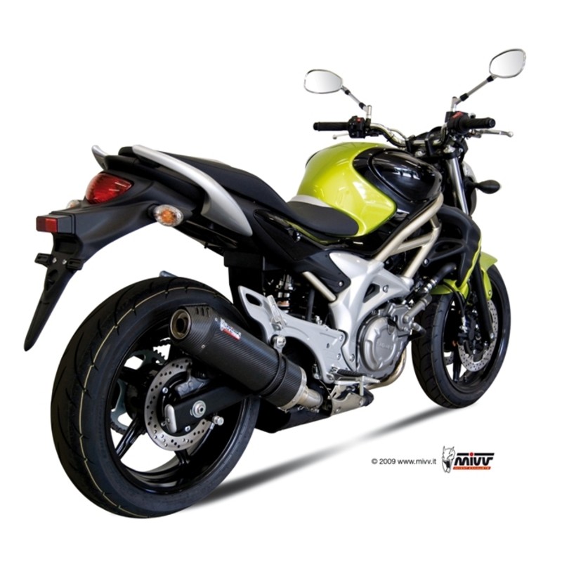 Silencieux MIVV Oval Carbon Cap carbone Suzuki Gladius SFV 650 Silencieux MIVV Oval Carbon Cap carbone Suzuki Gladius SFV 650