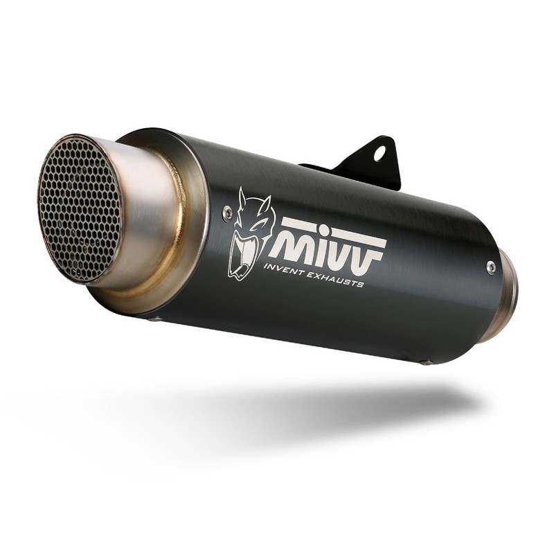Silencieux MIVV GP-Pro Steel Black/casquette inox Suzuki GSXR1000 Silencieux MIVV GP-Pro Steel Black/casquette inox Suzuki GSXR1000