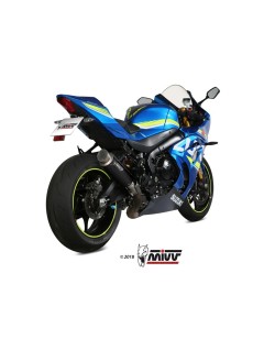 Silencieux MIVV GP-Pro Steel Black/casquette inox Suzuki GSXR1000