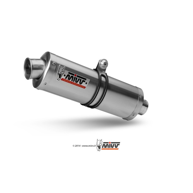 Silencieux MIVV Oval Classic inox Kawasaki ZX-6R 636 Silencieux MIVV Oval Classic inox Kawasaki ZX-6R 636