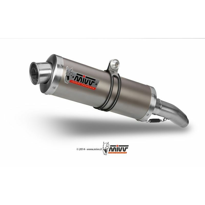 Silencieux double MIVV Oval Classic inox Yamaha TDM900 Silencieux double MIVV Oval Classic inox Yamaha TDM900
