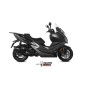 Silencieux MIVV Mover inox noir/casquette ABS noir Kymco Xciting 400I S Silencieux MIVV Mover inox noir/casquette ABS noir Kymco Xciting 400I S