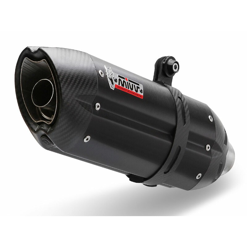 Silencieux MIVV Suono inox noir/casquette carbone BMW R1200R Silencieux MIVV Suono inox noir/casquette carbone BMW R1200R