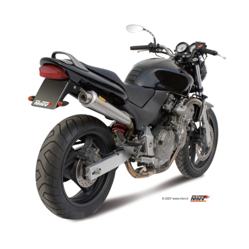 Silencieux MIVV X-Cone inox brossé Honda CB600F Hornet Silencieux MIVV X-Cone inox brossé Honda CB600F Hornet