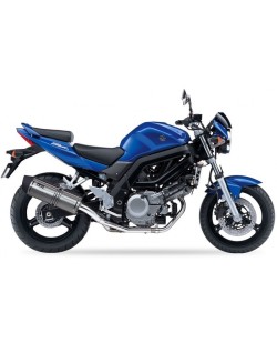 Silencieux IXIL Hexoval Xtrem inox / alu noir - Suzuki SV650/S - OS8254VSE