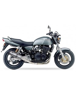 Silencieux IXIL Hexoval Xtrem inox / alu noir - Suzuki GSX750 Naked - OS8065VSE