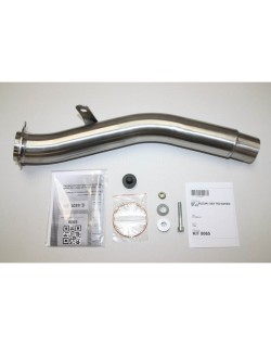 Silencieux IXIL Hexoval Xtrem inox / alu noir - Suzuki GSX750 Naked - OS8065VSE