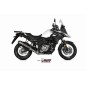 Silencieux MIVV Speed Edge inox noir/casquette carbone Suzuki DL650 V-Strom Silencieux MIVV Speed Edge inox noir/casquette carbone Suzuki DL650 V-Strom