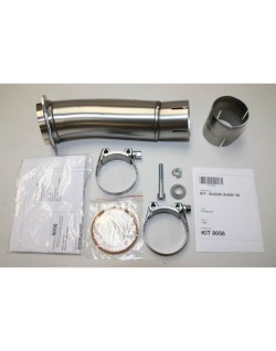 Silencieux IXIL Hexoval Xtrem inox / alu noir - Suzuki SV650S - OS8056VSE