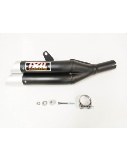 Silencieux IXIL Dual Hyperlow L3XB inox noir / alu - Honda CBR500R - XH6333XB