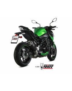 Silencieux MIVV Delta Race Steel Black/casquette carbone Kawasaki Z900
