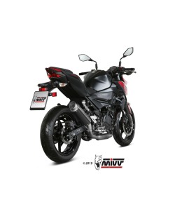 Silencieux MIVV GP Pro Steel Black/casquette inox Kawasaki Ninja 400