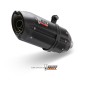 Silencieux MIVV Suono inox brossé noir/casquette carbone Honda CBR600RR Silencieux MIVV Suono inox brossé noir/casquette carbone Honda CBR600RR