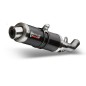 Silencieux MIVV GP inox brossé noir Kawasaki ZX-6R 636/ZX-6RR Silencieux MIVV GP inox brossé noir Kawasaki ZX-6R 636/ZX-6RR