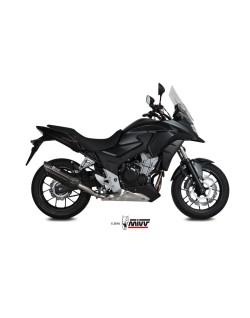 Silencieux MIVV Suono inox noir casquette carbone Honda CB500F